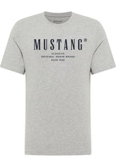 Męski T-Shirt Mustang Style Alex Mid Grey Mélange 1017330 4140